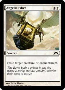 Magic the Gathering: Gatecrash (Base Set) card 2 Angelic Edict