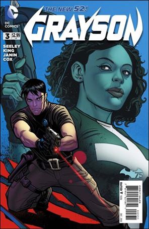 Grayson issue 3-B Chad Hardin 1:25 Cover