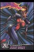 1996 Fleer Ultra X-Men All Chromium (Alternate X Embossed Subset) card 12 Jean Grey