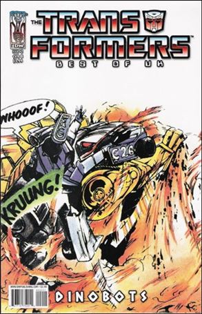Transformers: Best of UK: Dinobots issue 2-B Standard Retro Cover
