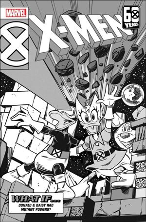 Amazing Spider-Man (2022) issue 55-E Donald Soffritti Disney What If? B&W 1:100 Cover