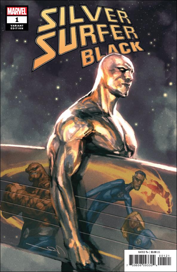 Silver Surfer: Black issue 1-C Gerald Parel 1:25 Cover