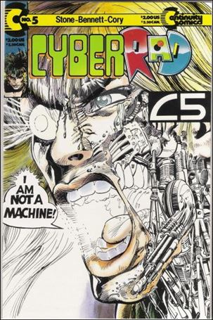 CyberRad (1991) issue 5 Glow-in-the-Dark Cover