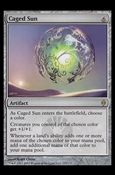 Magic the Gathering: New Phyrexia card 132 Caged Sun