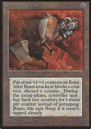 Magic the Gathering: Limited Edition Beta (Base Set) card 237 Clockwork Beast