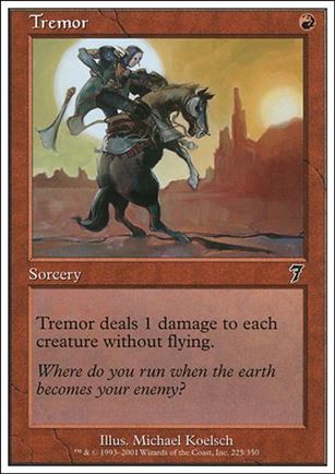 Magic the Gathering: 7th Edition (Base Set) card 225 Tremor