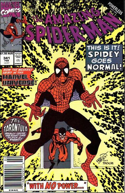 Amazing Spider-Man (1963) issue 341-B Australian Price Cover
