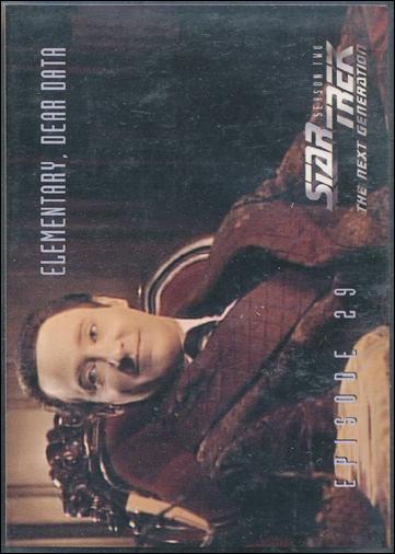 Star Trek: The Next Generation - The Episode Collection Season Two (Base Set) card 142 Elemantary, Dear Data, Episode 29A
