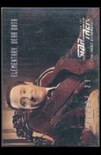 Star Trek: The Next Generation - The Episode Collection Season Two (Base Set) card 142 Elemantary, Dear Data, Episode 29A
