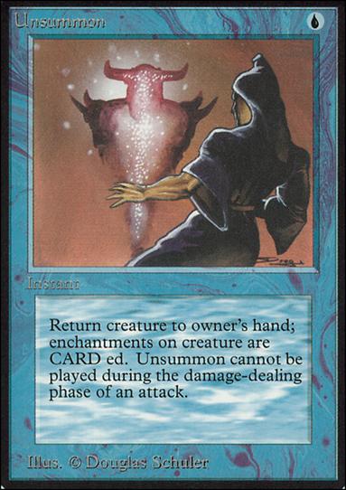Magic the Gathering: Limited Edition Alpha (Base Set) card 86 Unsummon