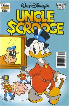 Walt Disney's Uncle Scrooge issue 283-B Marvel Cover