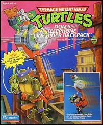 Teenage Mutant Ninja Turtles (1988) Vehicles and Playsets figure 35 Don's Telephone Line Rider Backpack