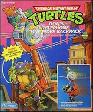 Teenage Mutant Ninja Turtles (1988) Vehicles and Playsets figure 35 Don's Telephone Line Rider Backpack