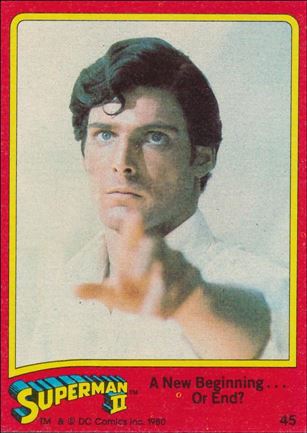 Superman II (Movie) (Base Set) card 45 A New Beginning... Or End?