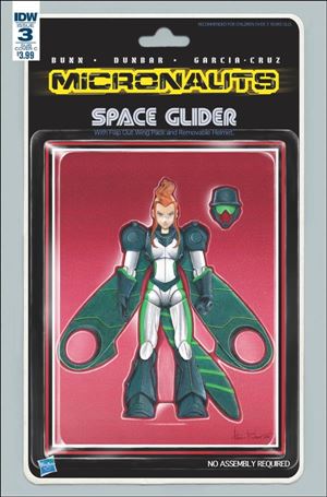 Micronauts (2016) issue 3-D Adam Riches Action Figure Subscription Cover