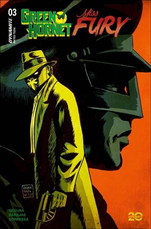 Green Hornet / Miss Fury issue 3 Francesco Francavilla Cover