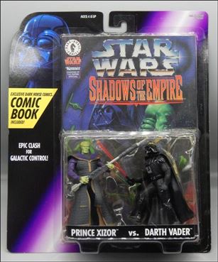 Star Wars: Shadows of the Empire Multi-Packs figure 2 Prince Xizor vs. Darth Vader Multi-Pack (Carded)