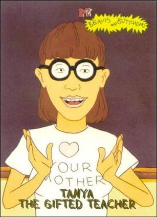 Beavis and Butt-Head (Base Set) card '8969' Tanya the Gifted Teacher
