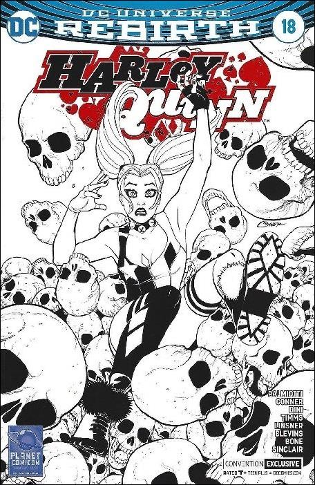 Harley Quinn (2016) issue 18-C Amanda Conner Planet ComiCon Cover