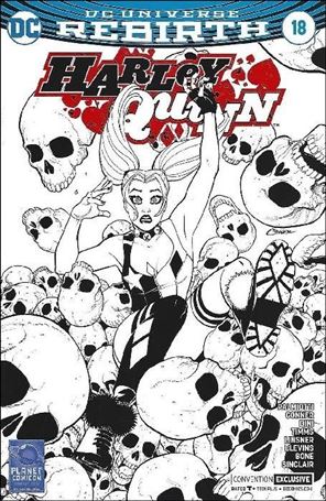 Harley Quinn (2016) issue 18-C Amanda Conner Planet ComiCon Cover
