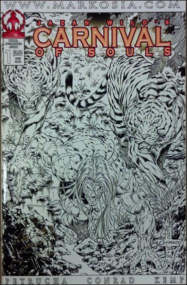 Jazan Wild's Carnival of Souls issue 1-B Black & White Cover