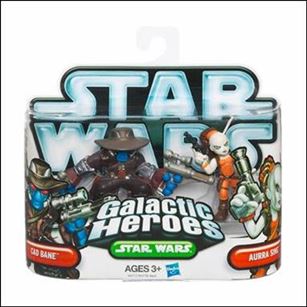 Star Wars: Galactic Heroes figure 88 Cad Bane and Aurra Sing
