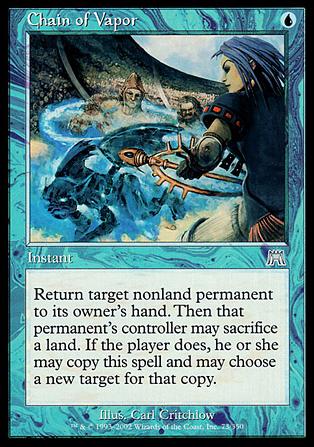 Magic the Gathering: Onslaught (Base Set) card 73 Chain of Vapor