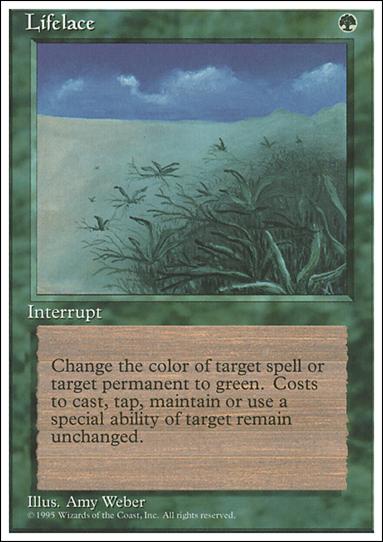 Magic the Gathering: 4th Edition (Base Set) card 258 Lifelace