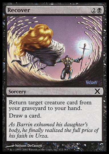 Magic the Gathering: 10th Edition (Base Set) card 172 Recover