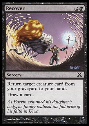 Magic the Gathering: 10th Edition (Base Set) card 172 Recover