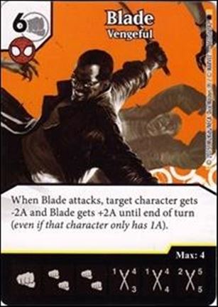Marvel Dice Masters Amazing Spider-Man card 110 Baldwin: Vengeful 