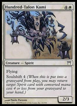 Magic the Gathering: Champions of Kamigawa (Base Set) card 16 Hundred-Talon Kami