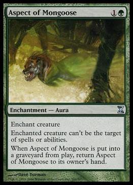 Magic the Gathering: Time Spiral (Base Set) card 191 Aspect of Mongoose