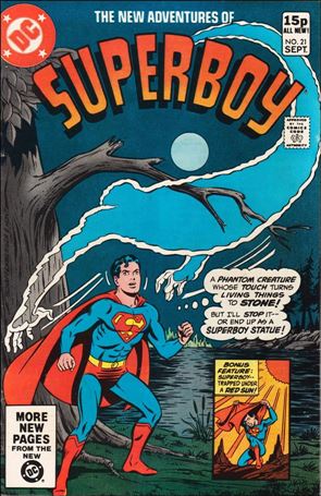 New Adventures of Superboy issue 21-B UK Price Cover