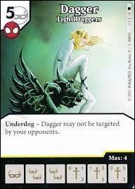 Marvel Dice Masters Amazing Spider-Man card 113 Dagger: Light Daggers