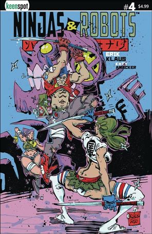 Ninjas and Robots issue 4 Erik Klaus Cover