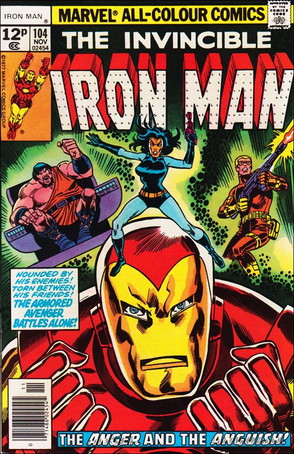 Iron Man (1968) issue 104-B UK Price Cover