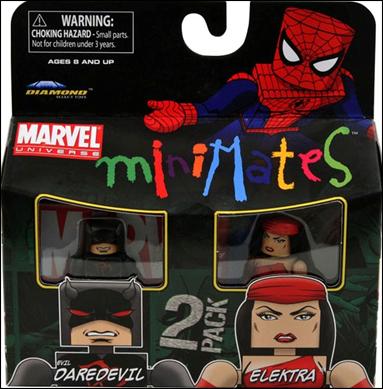Marvel Minimates figure 109 Evil Daredevil and Elektra