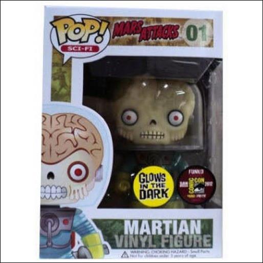 Pop! Sci-Fi figure 1-B Martian (GITD)