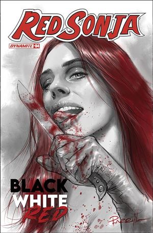 Red Sonja: Black White Red issue 4 Lucio Parrillo Cover