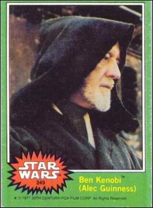 Star Wars: Series 4 (Base Set) card 249 Ben Kenobi (Alec Guinness)
