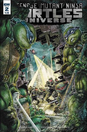 Teenage Mutant Ninja Turtles Universe issue 2 Freddie E. Williams II Cover