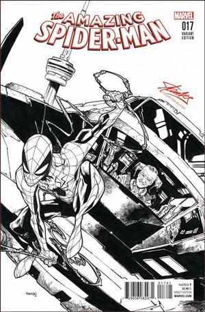 Amazing Spider-Man (2015) issue 17-D Humberto Ramos Stan Lee Collectibles Sketch Cover