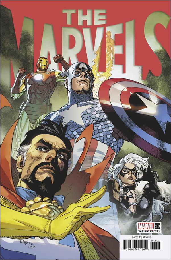 Marvels (2021) issue 10-B Leinil Francis Yu 1:25 Cover