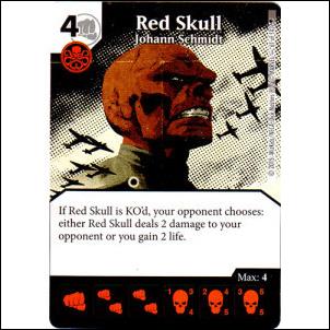 Marvel Dice Masters Age of Ultron  card 61 Red Skull: Johann Schmidt