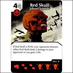 Marvel Dice Masters Age of Ultron  card 61 Red Skull: Johann Schmidt