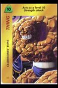 Marvel OverPower (Base Set) card nn211 Thing: Clobberin' Time