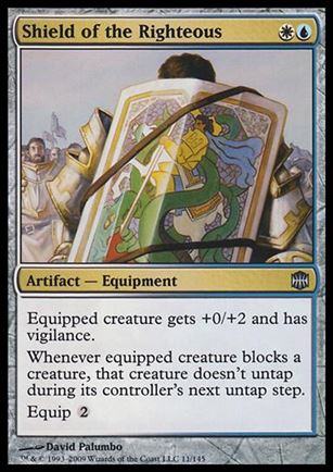 Magic The Gathering: Alara Reborn (Base Set) card 11 Shield of the Righteous