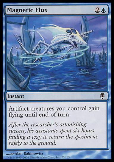 Magic the Gathering: Darksteel (Base Set) card 25 Magnetic Flux