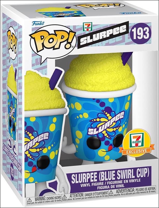 POP! Funko - Foodies figure 193 Slurpee (Blue Swirl Cup) 7-Eleven Exclusive